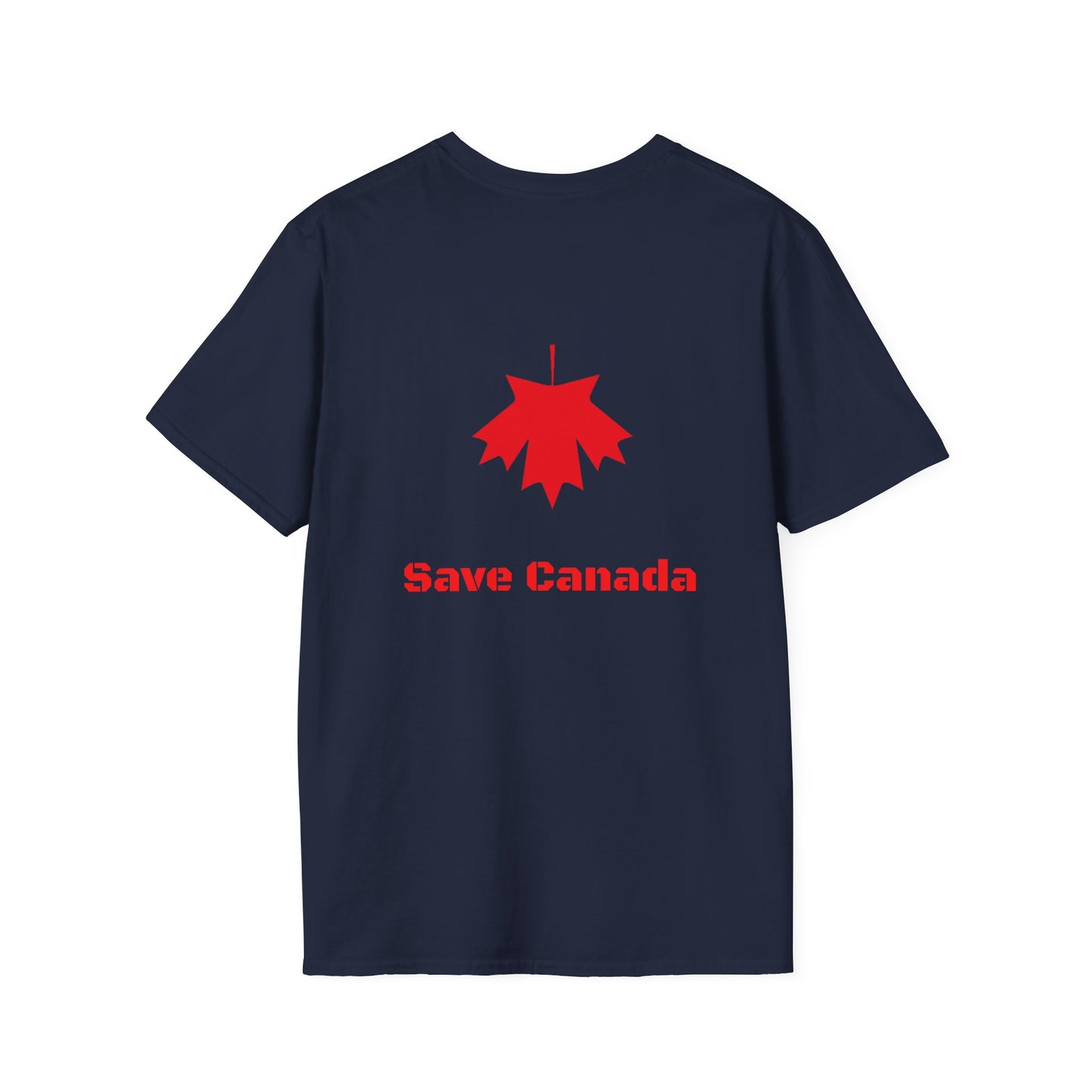 Never Trust A Carney with Save Canada Design-Unisex Softstyle T-Shirt -