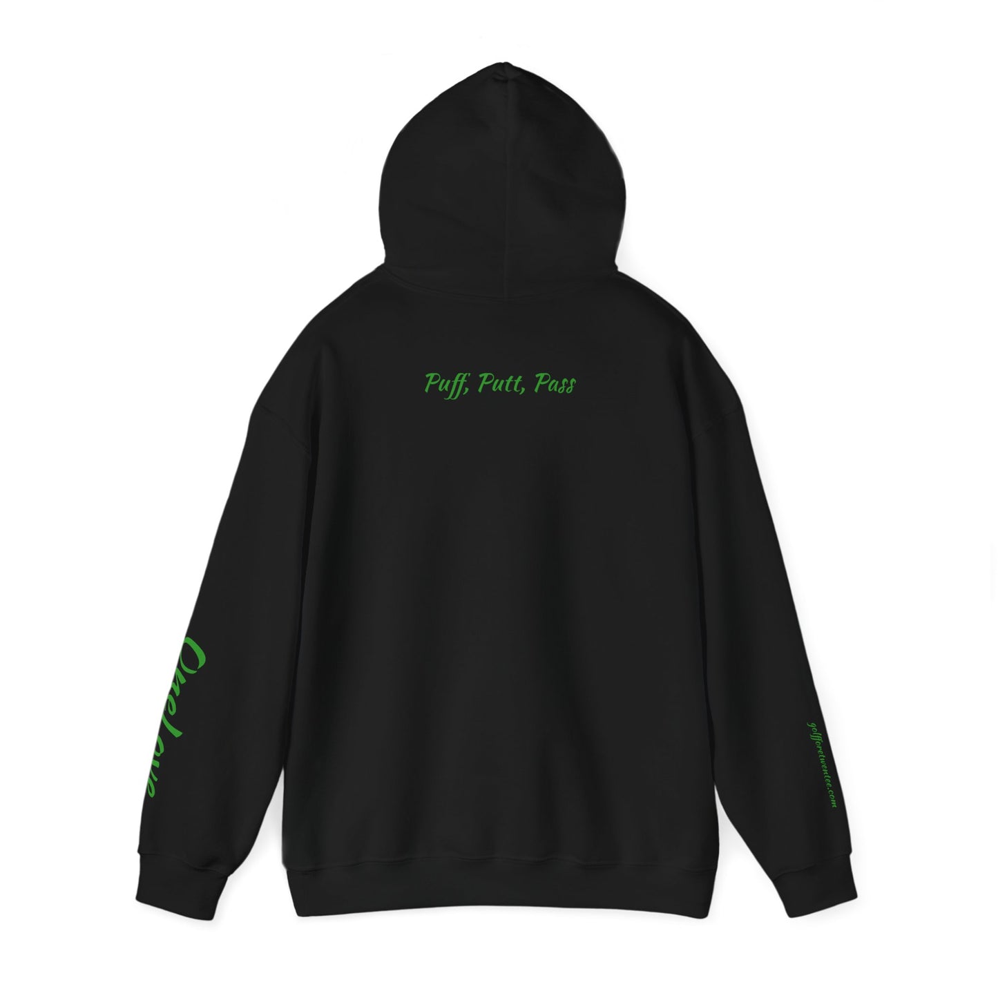 Rasta Leaf Design Unisex Heavy Blend™ Hooded Sweatshirt - Golf ForeTwenTee