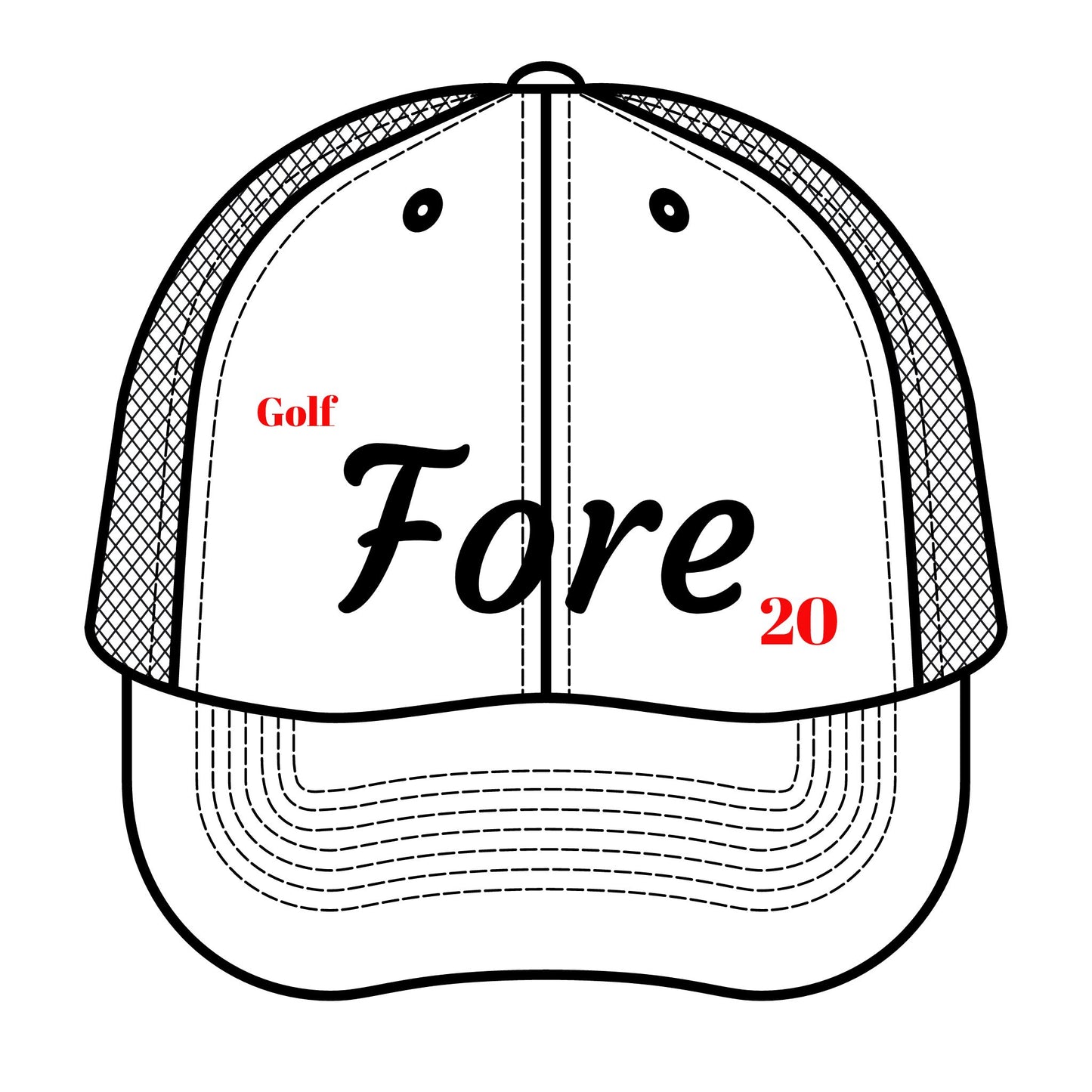 G420-Golf Trucker Hat