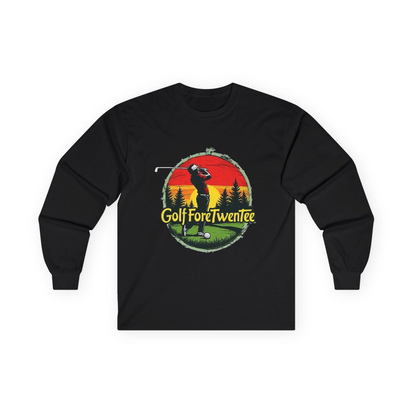 Classic Logo Golf Fore Twentee Unisex Long Sleeve Tee – Perfect for Golf Lovers
