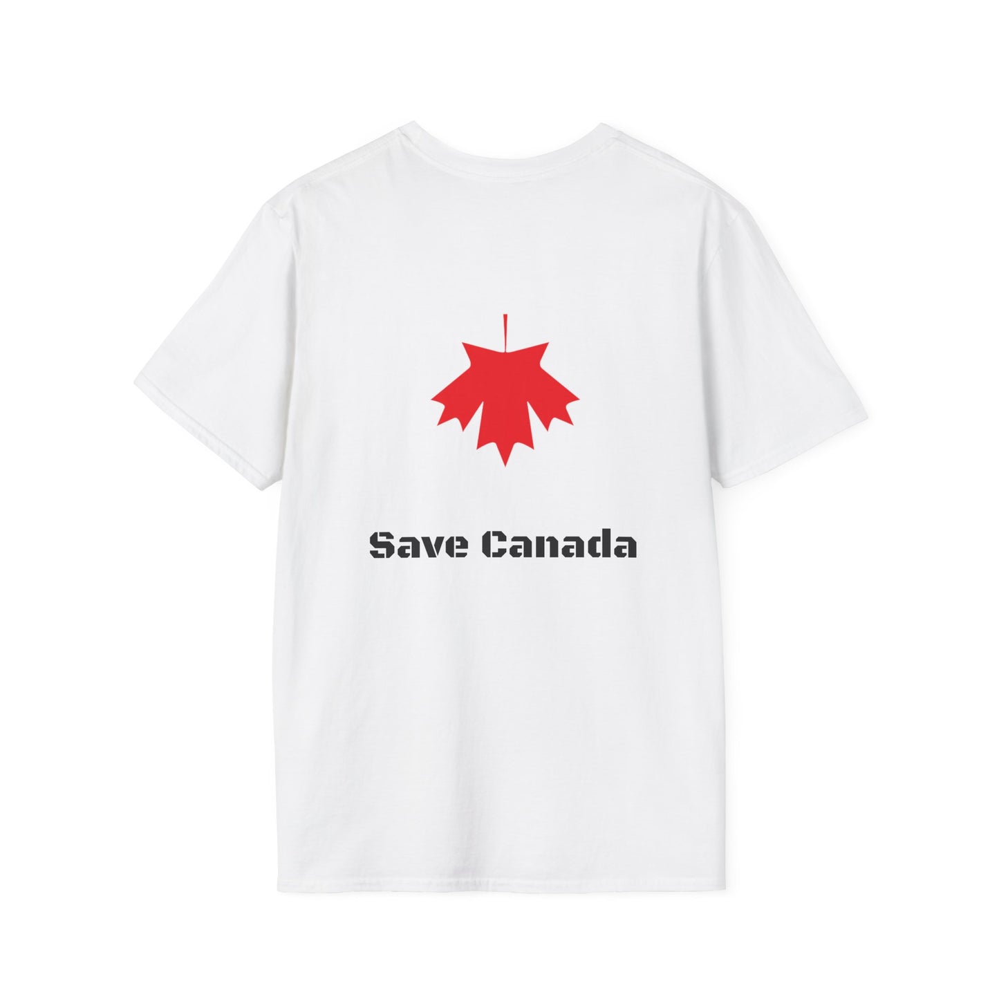 Never Trust A Carney with Save Canada Design-Unisex Softstyle T-Shirt -