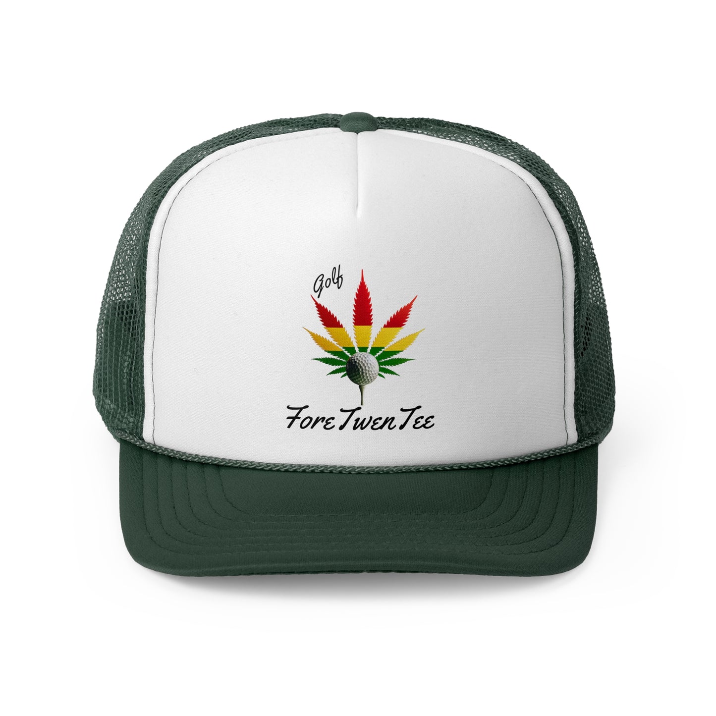 Rasta Leaf Trucker Hat