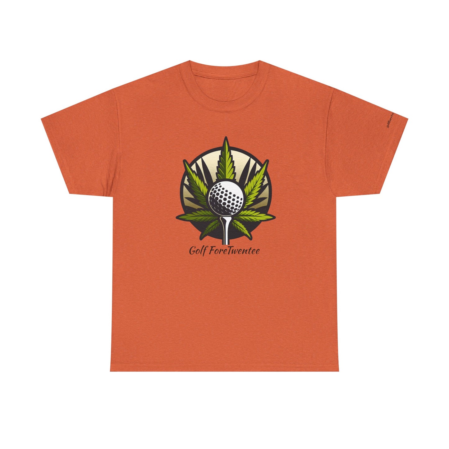 Leafy Tee-Off Cotton Tee