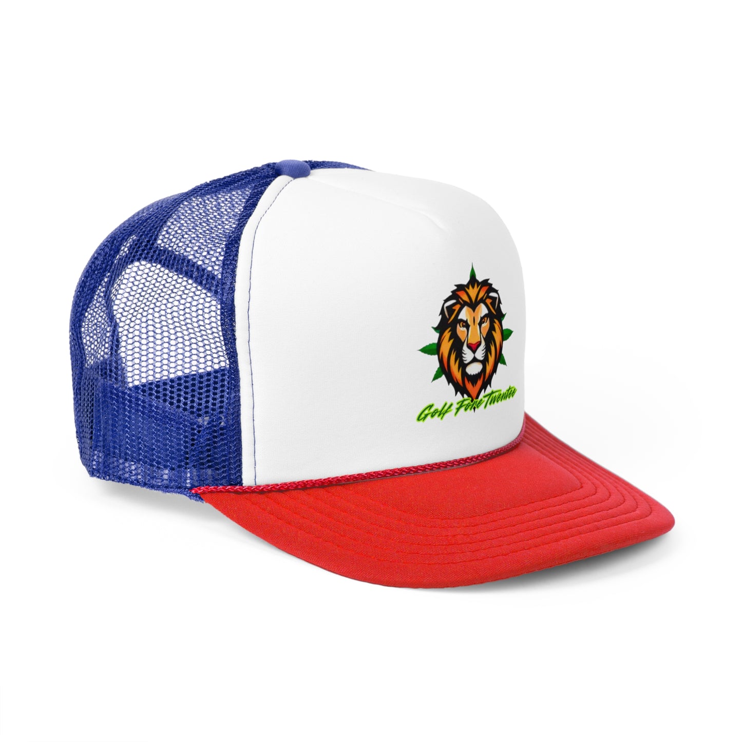 Rasta Lion Logo Trucker Hat