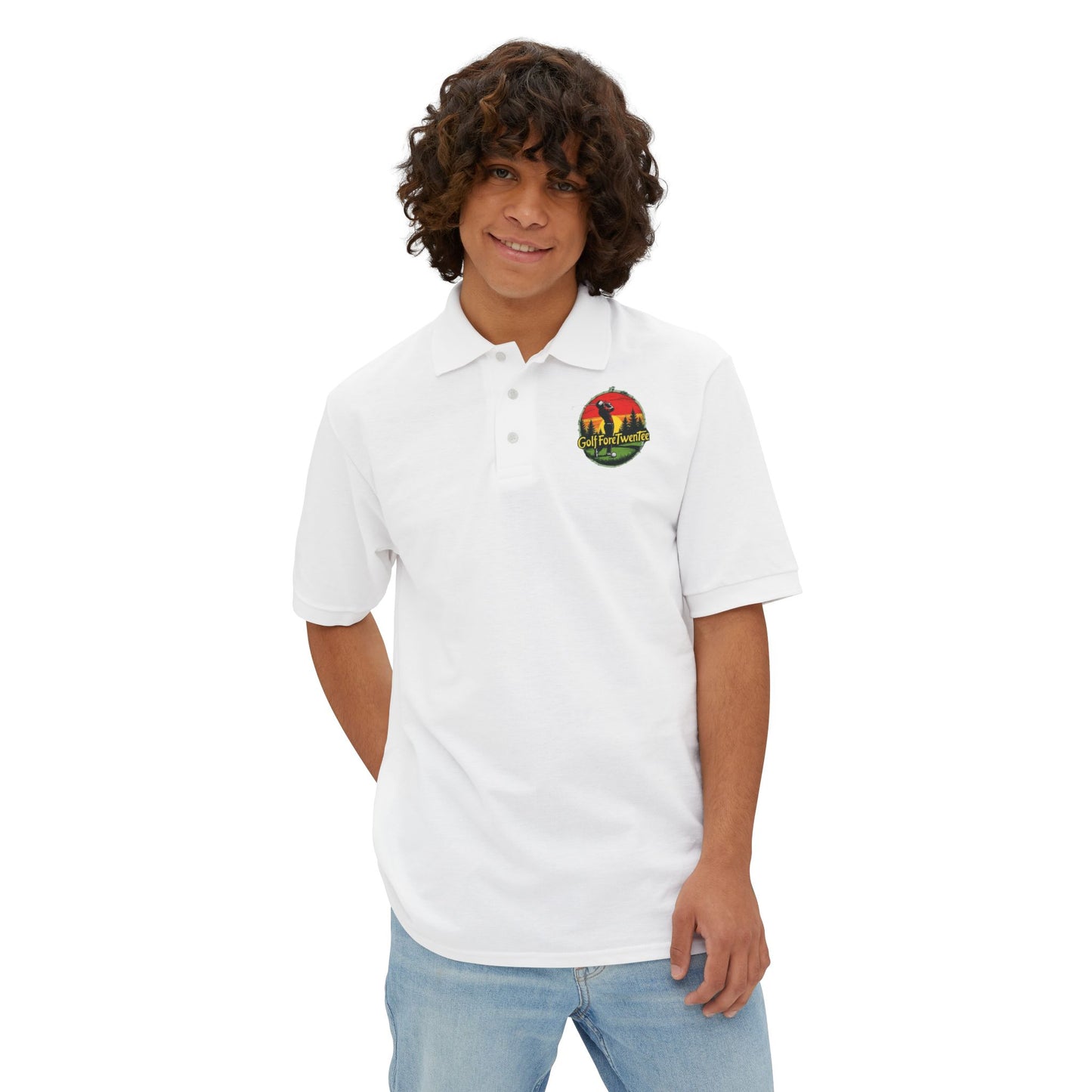 Classic Logo- Mens Polo- Golf ForeTwenTee