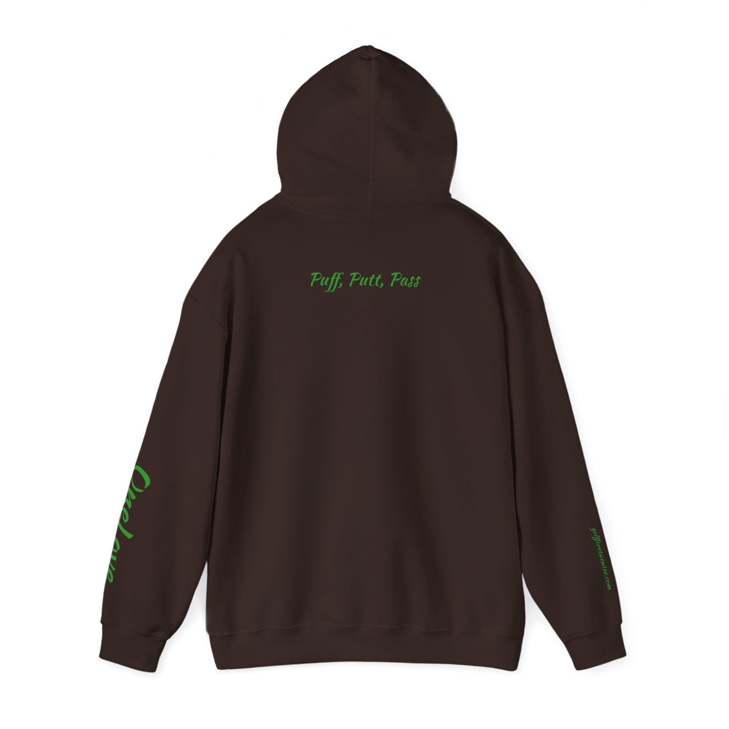 Rasta Leaf Design Unisex Heavy Blend™ Hooded Sweatshirt - Golf ForeTwenTee