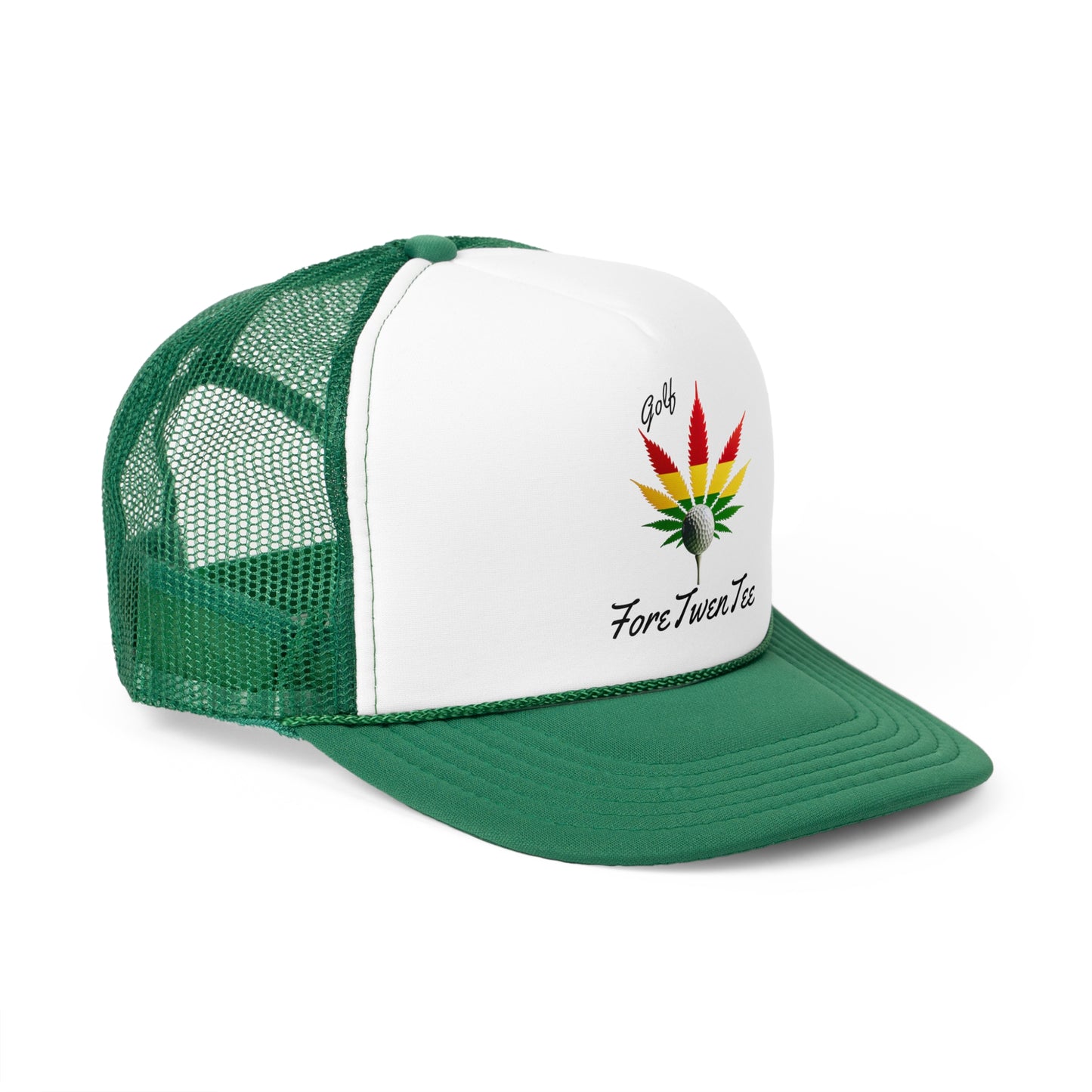 Rasta Leaf Trucker Hat