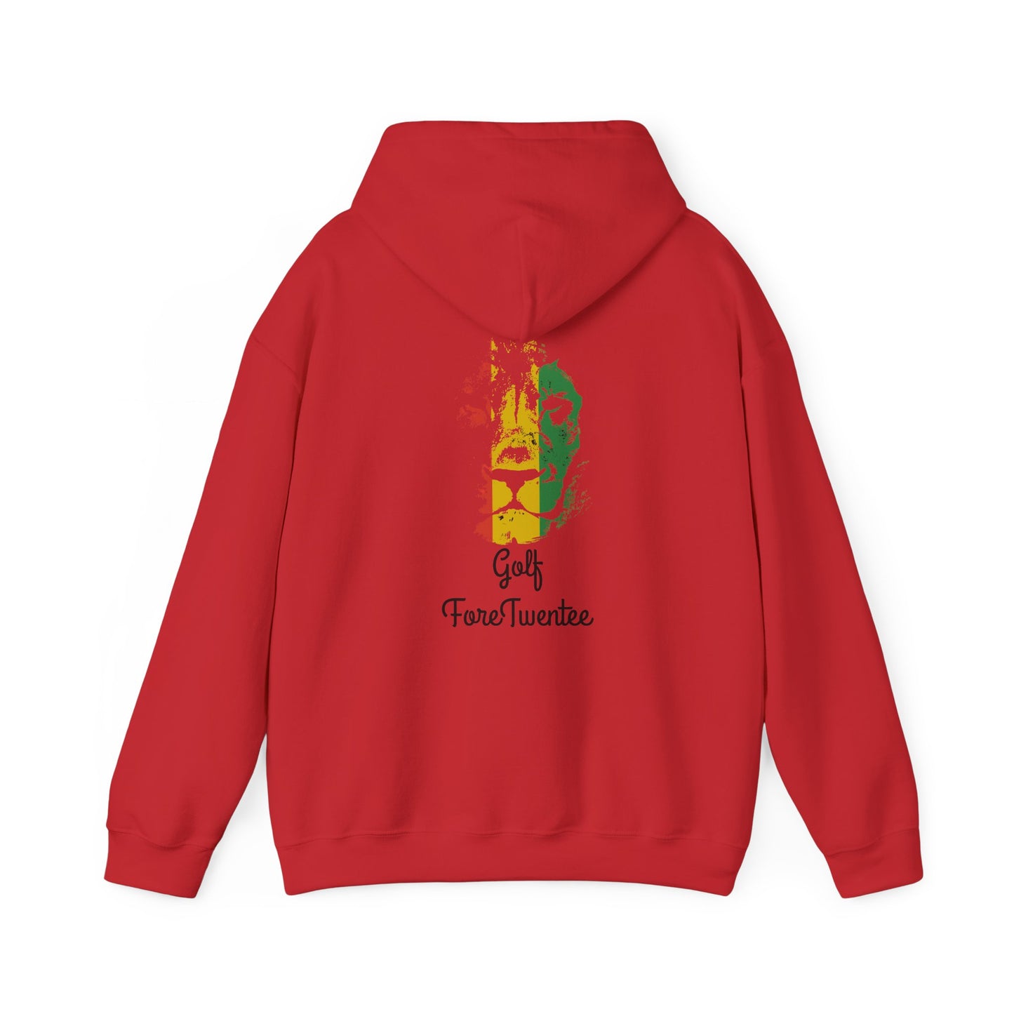 Leafy Lion Rasta- Unisex Heavy Blend™ Sweatshirt- Golf ForeTwenTee