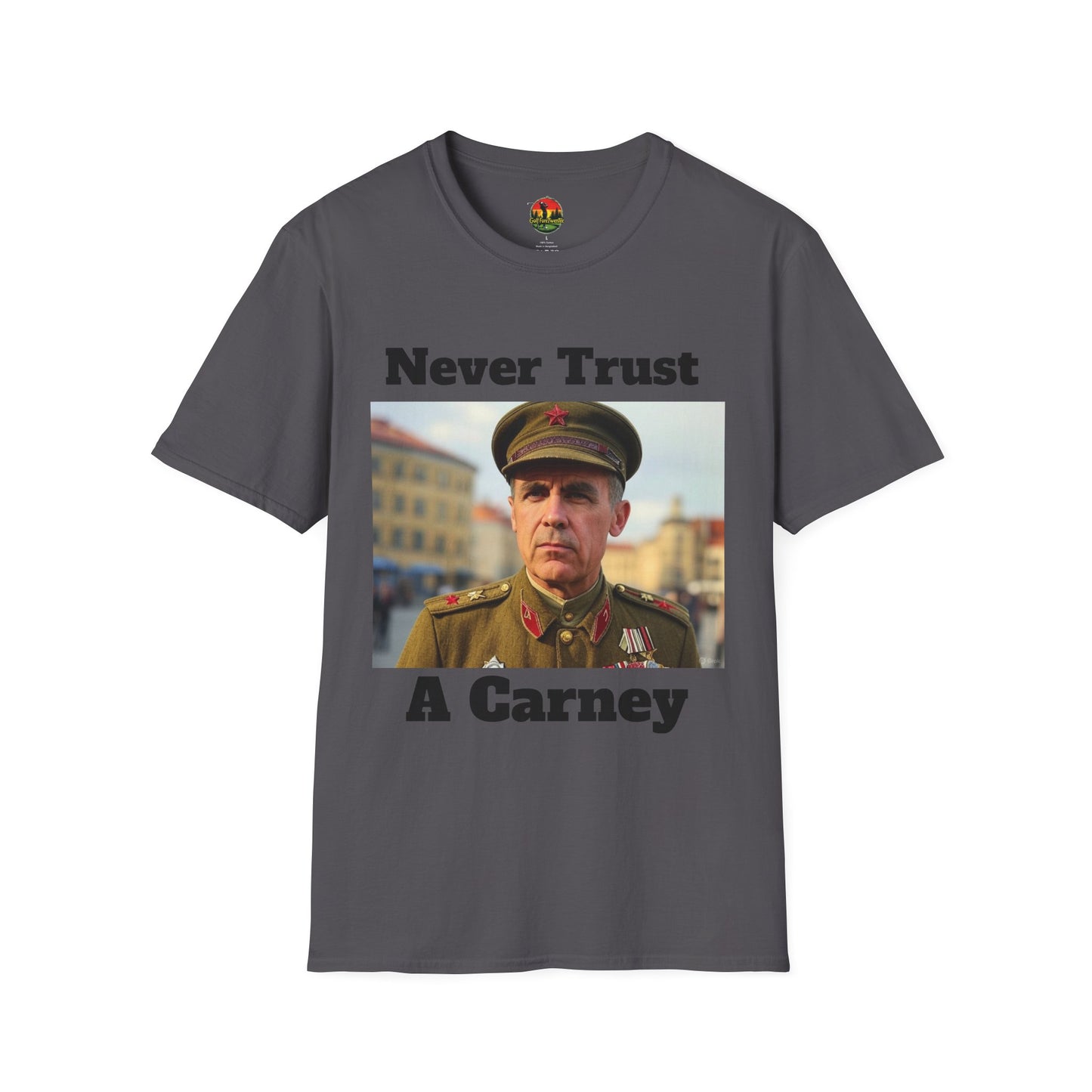 Never Trust a Carney T-Shirt | Golf ForeTwentee