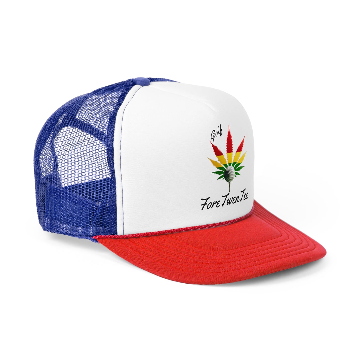 Rasta Leaf Trucker Hat