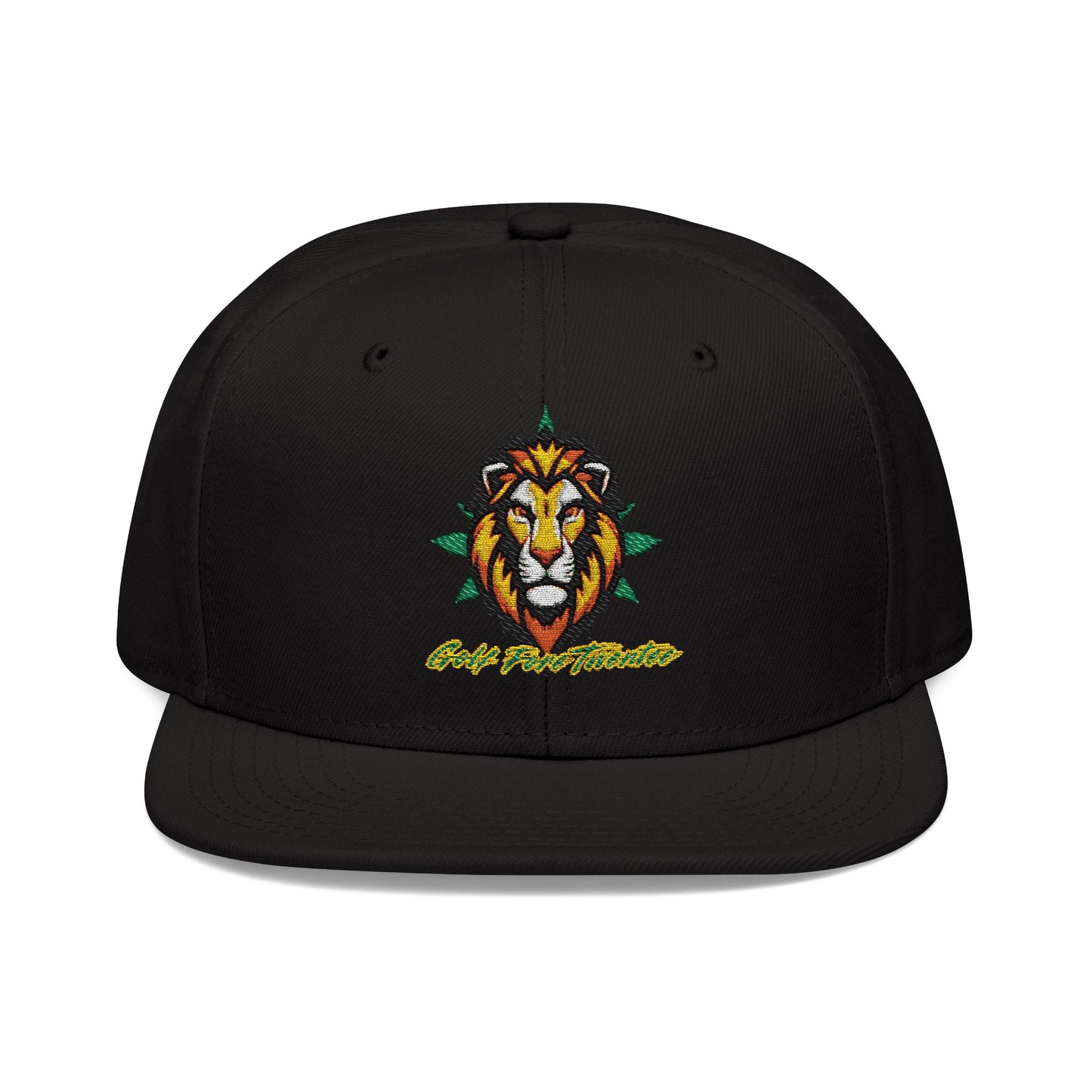 Rasta Lion ForeTwentee Snapback Hat - Embroidered Cap for Golf Enthusiasts