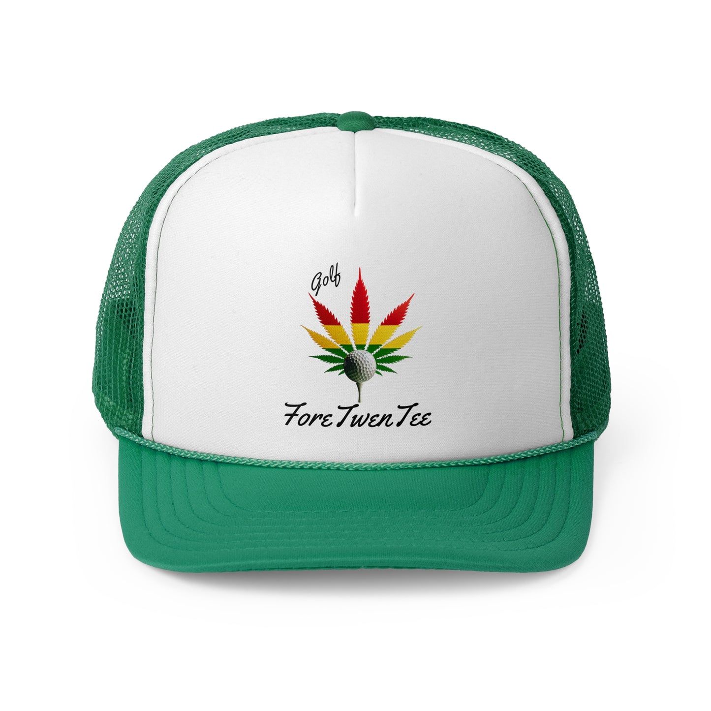 Rasta Leaf Trucker Hat