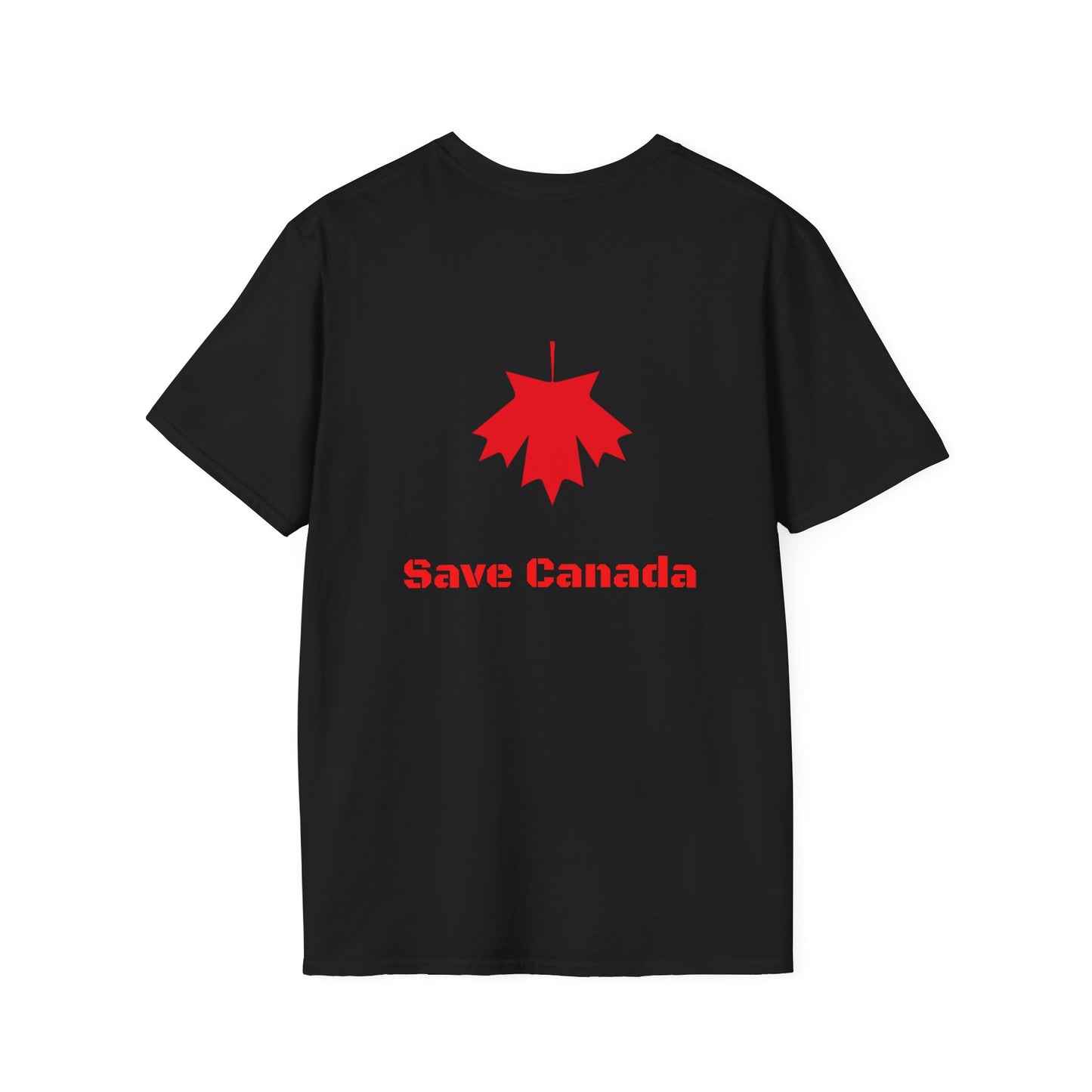 Never Trust A Carney with Save Canada Design-Unisex Softstyle T-Shirt -