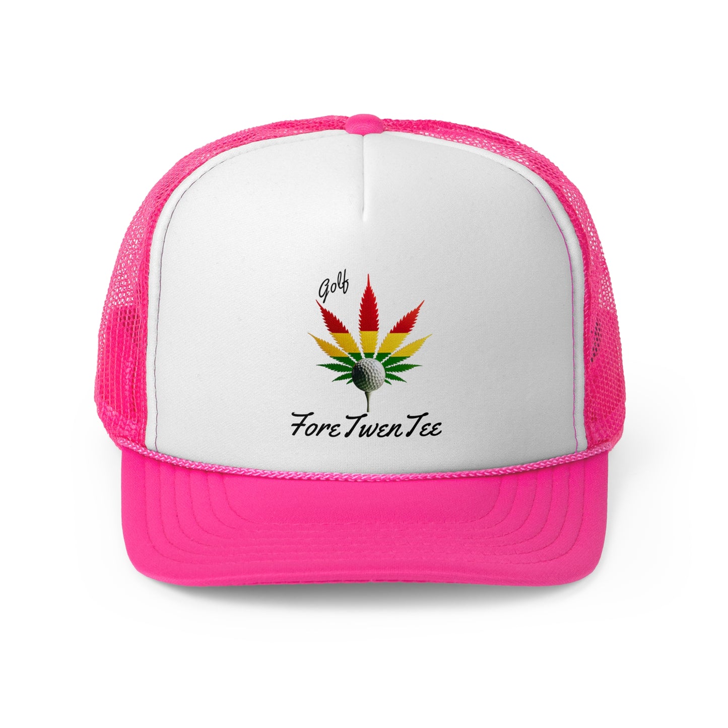 Rasta Leaf Trucker Hat