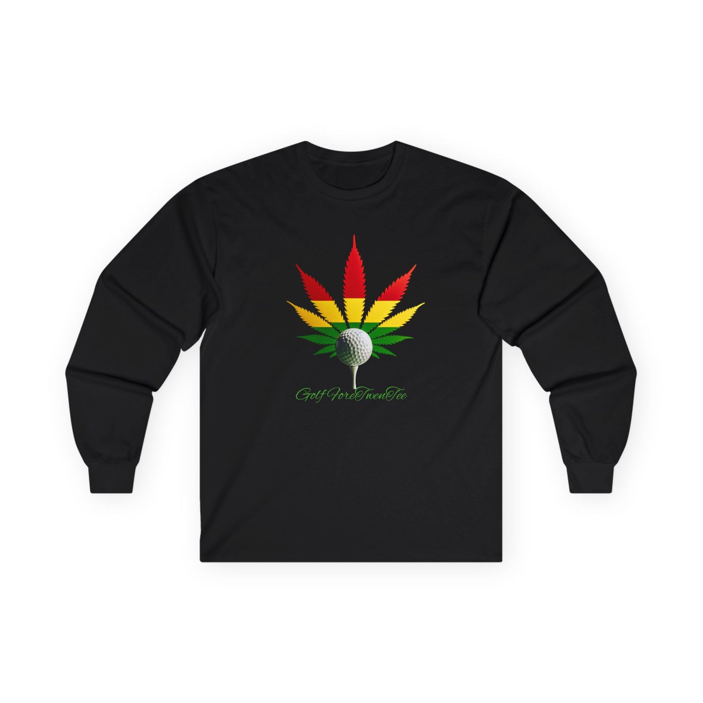 Rasta Leaf Long Sleeve- Golf Fore Twentee