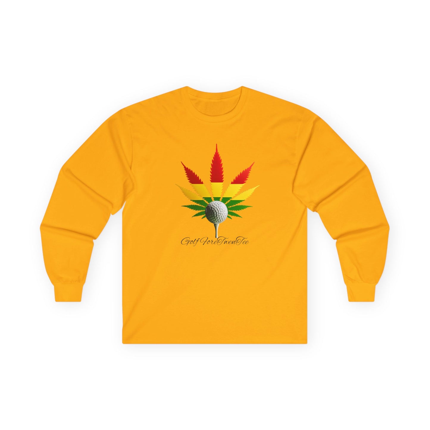 Rasta Leaf Long Sleeve- Golf Fore Twentee