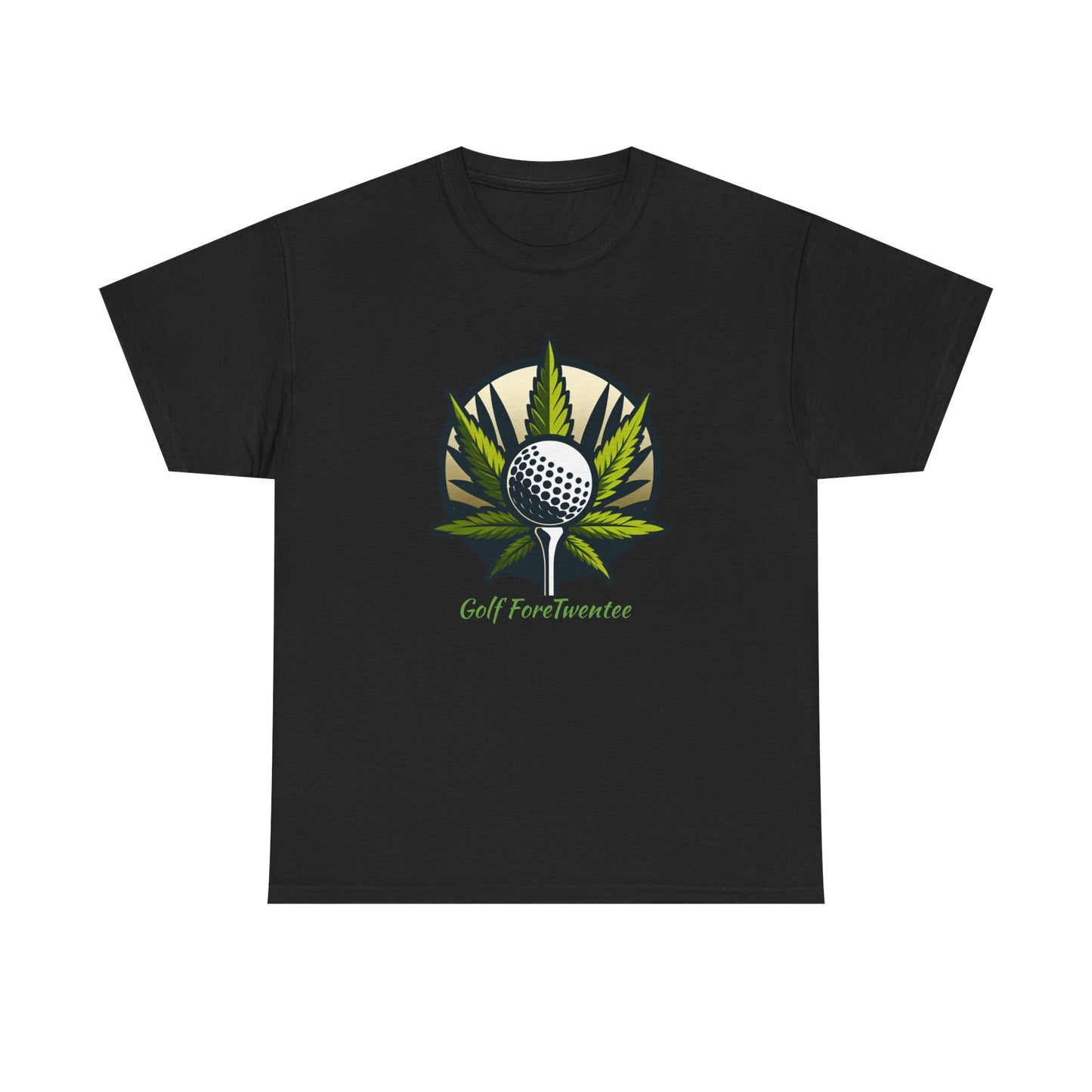 Leafy Tee-Off Cotton Tee