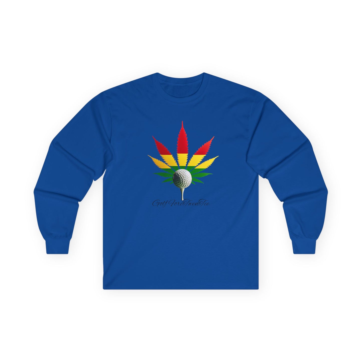 Rasta Leaf Long Sleeve- Golf Fore Twentee