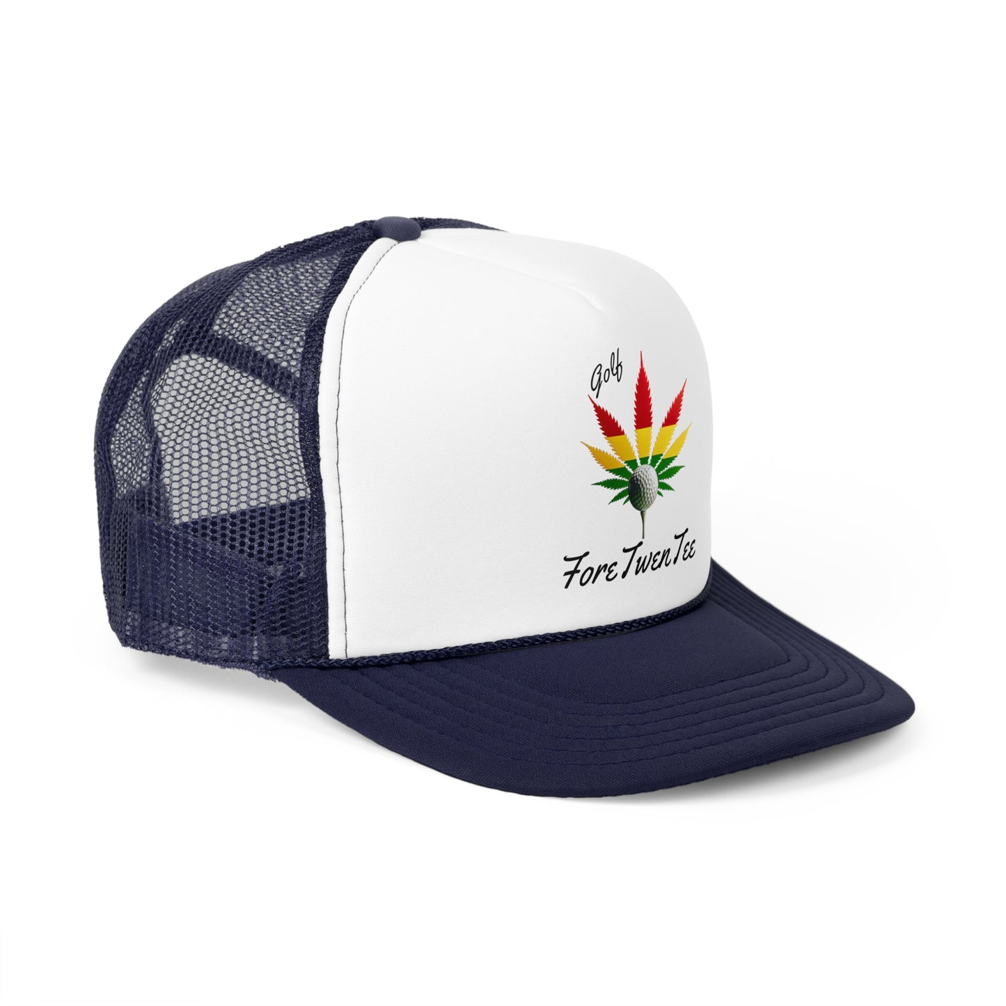 Rasta Leaf Trucker Hat