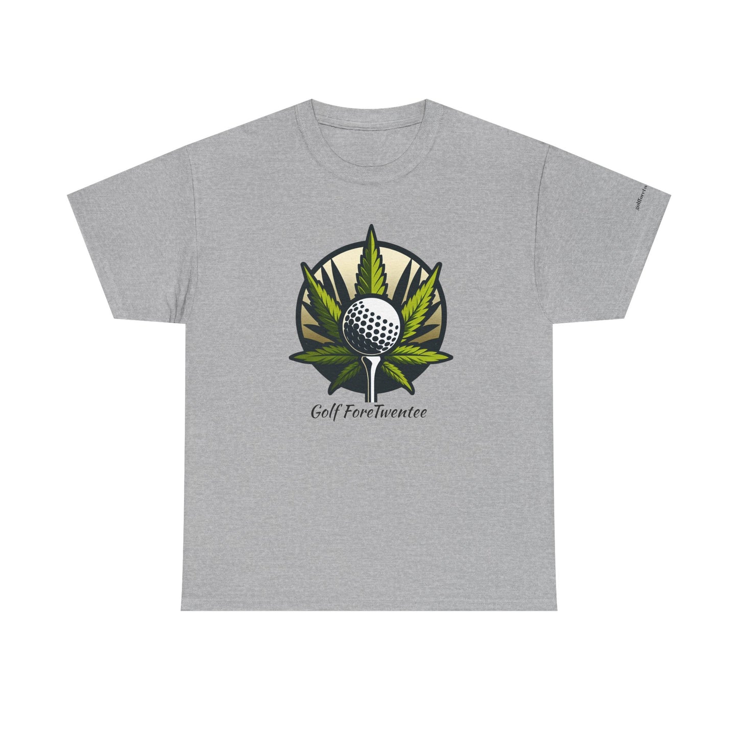 Leafy Tee-Off Cotton Tee