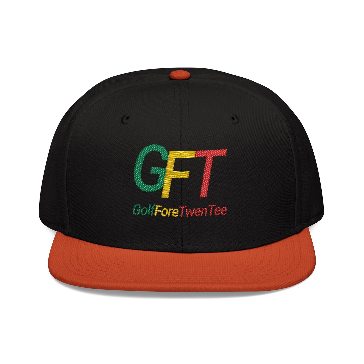 GFT Snapback Hat - Embroidered Cap for Golf Enthusiasts