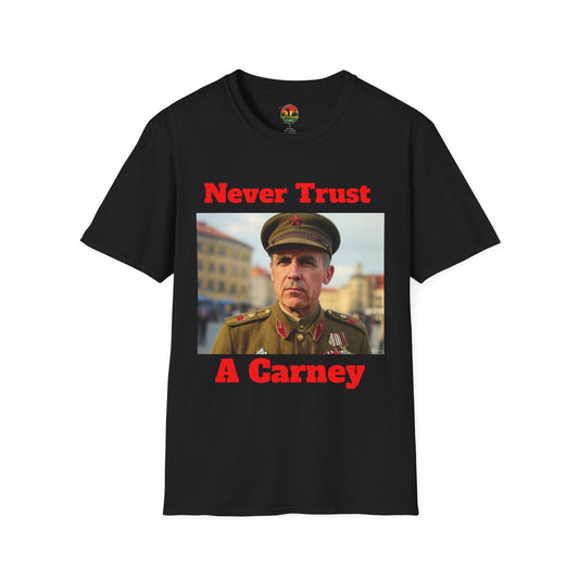 Never Trust a Carney T-Shirt | Golf ForeTwentee