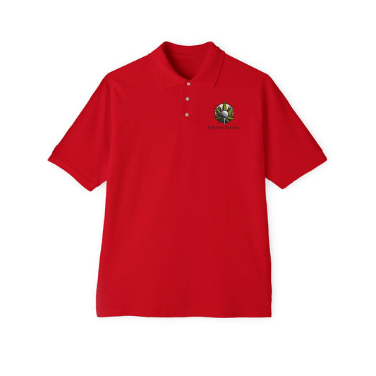 Leafy Polo- Mens Polo- Golf ForeTwenTee