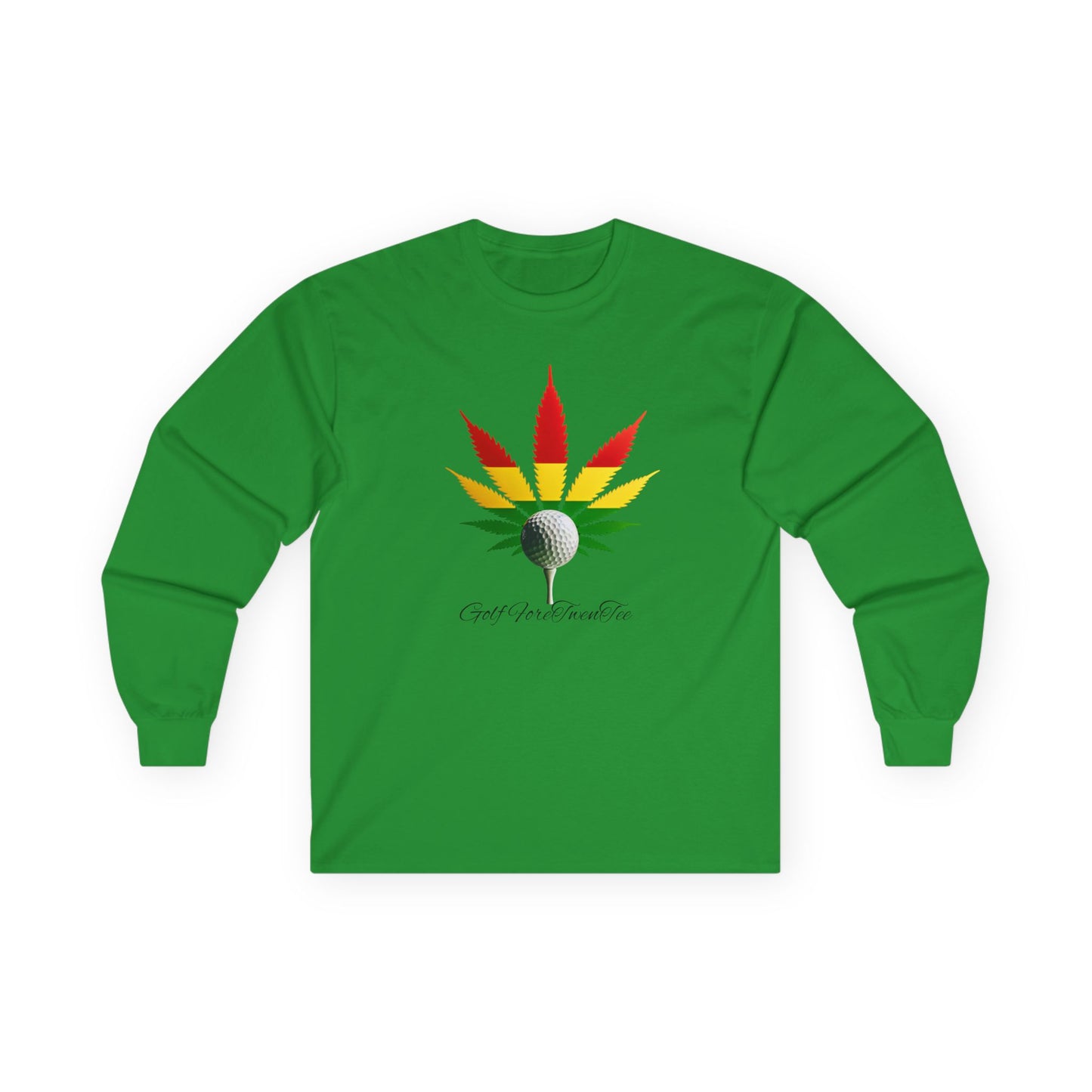 Rasta Leaf Long Sleeve- Golf Fore Twentee