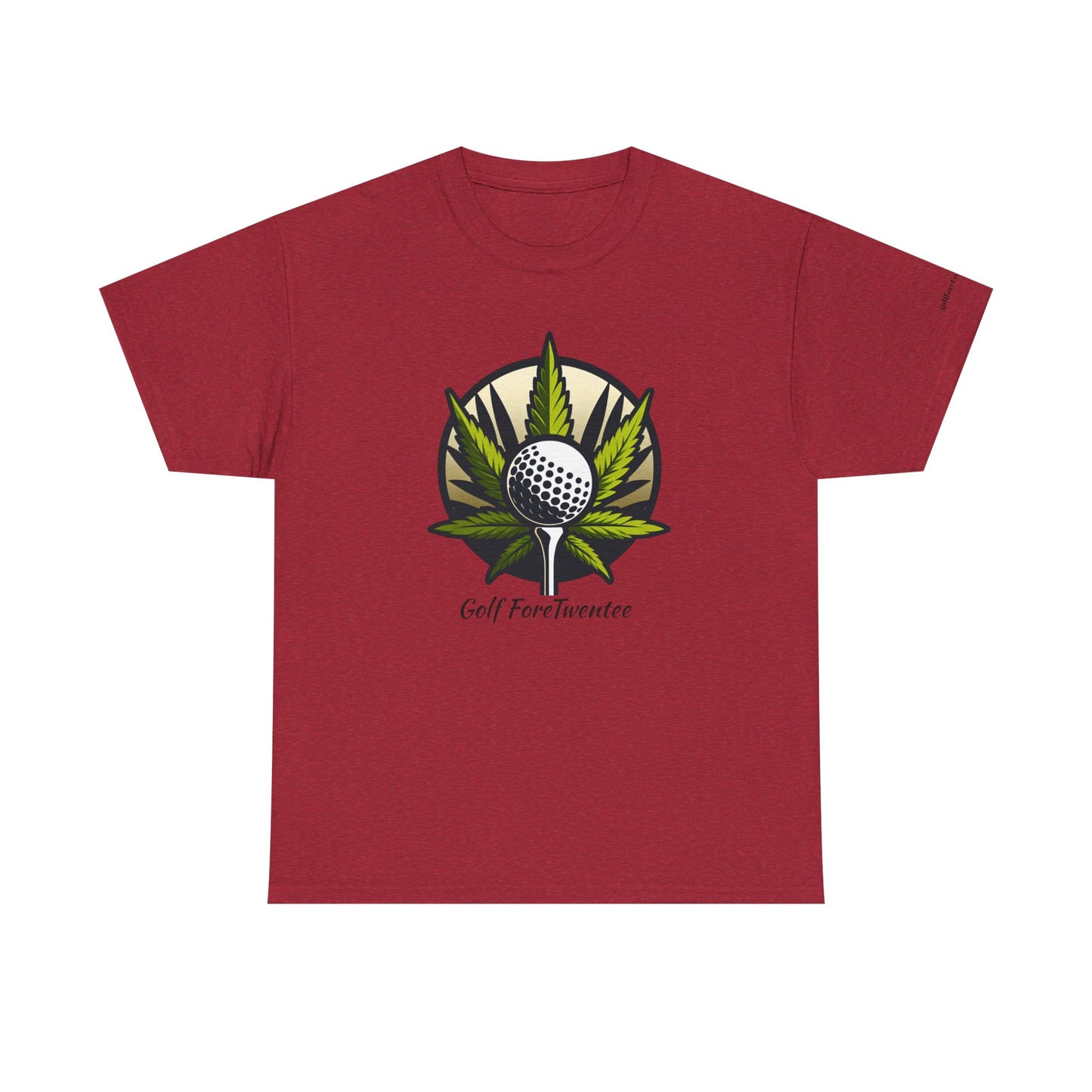 Leafy Tee-Off Cotton Tee