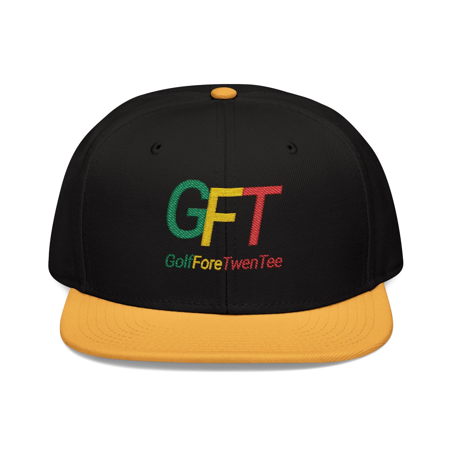 GFT Snapback Hat - Embroidered Cap for Golf Enthusiasts