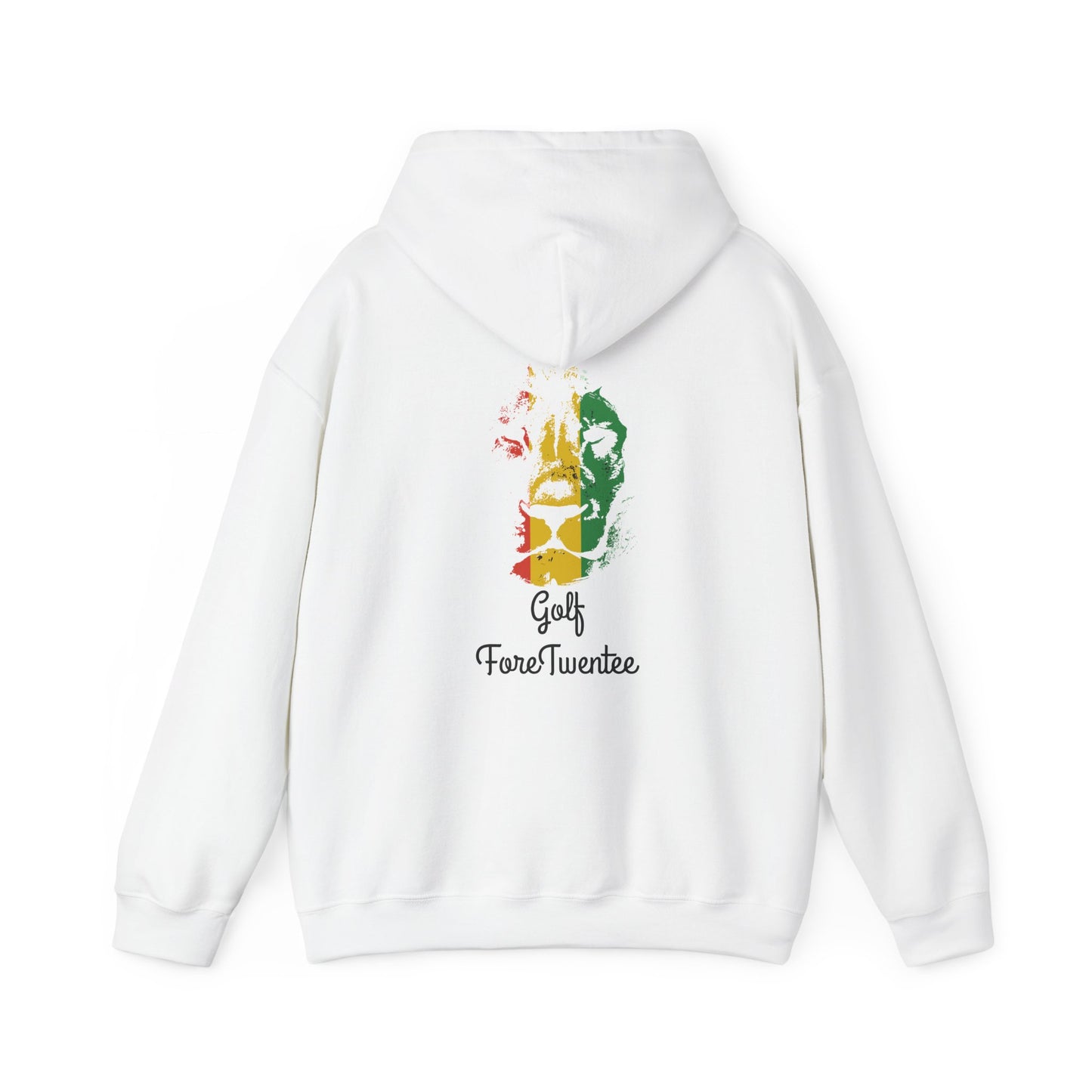 Leafy Lion Rasta- Unisex Heavy Blend™ Sweatshirt- Golf ForeTwenTee