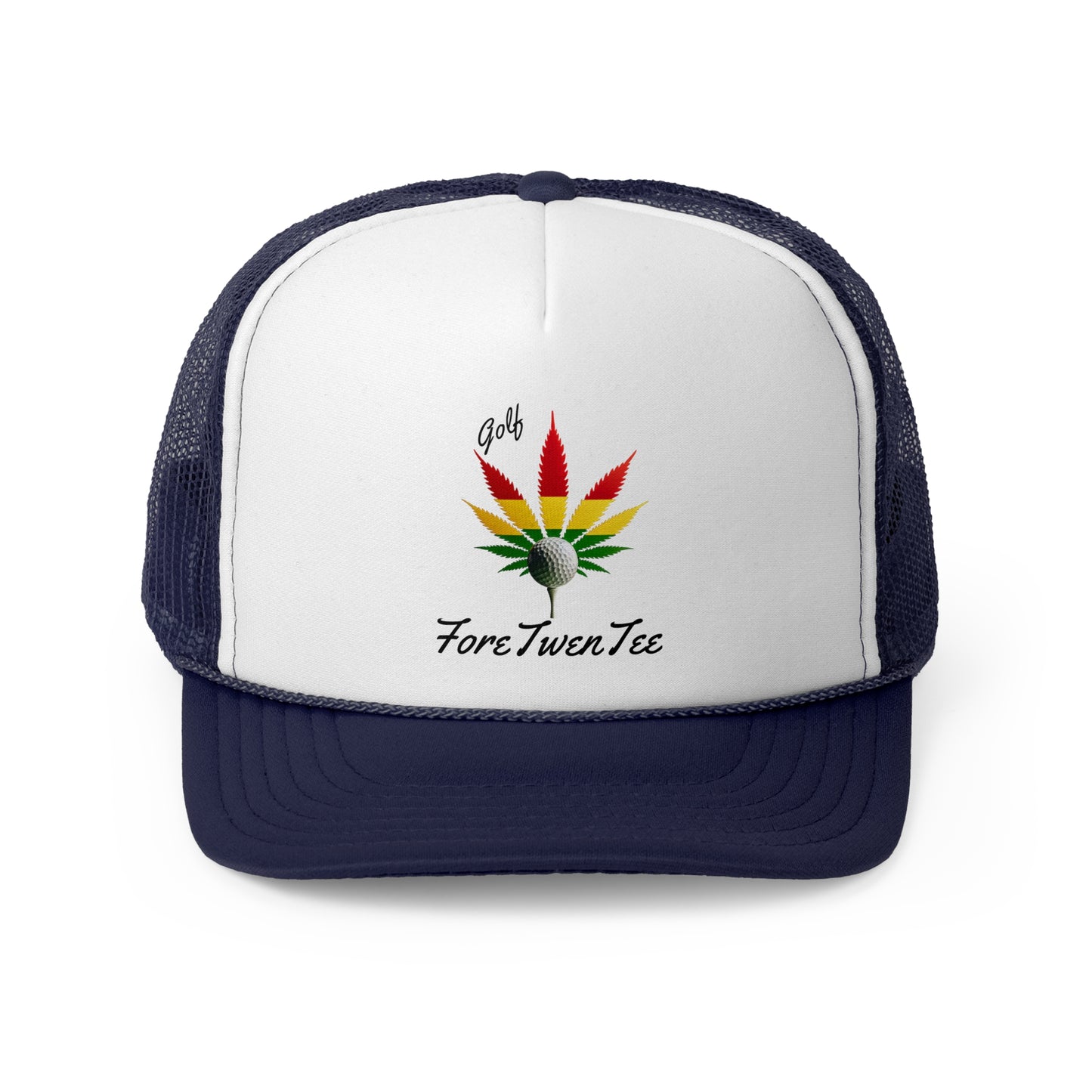 Rasta Leaf Trucker Hat