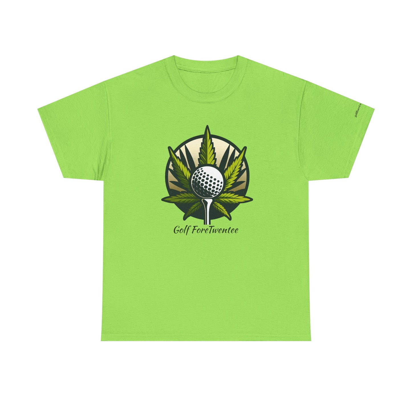 Leafy Tee-Off Cotton Tee