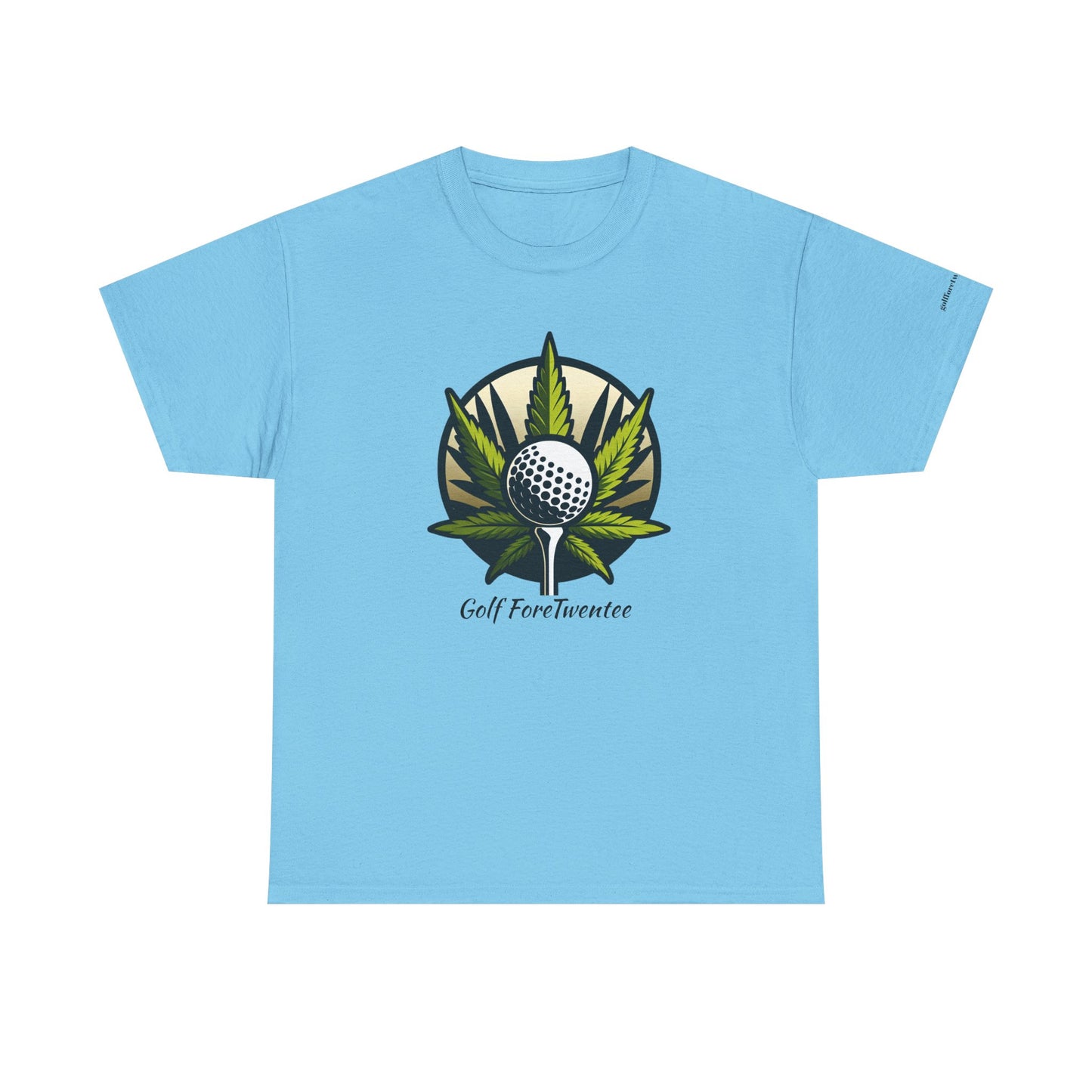 Leafy Tee-Off Cotton Tee