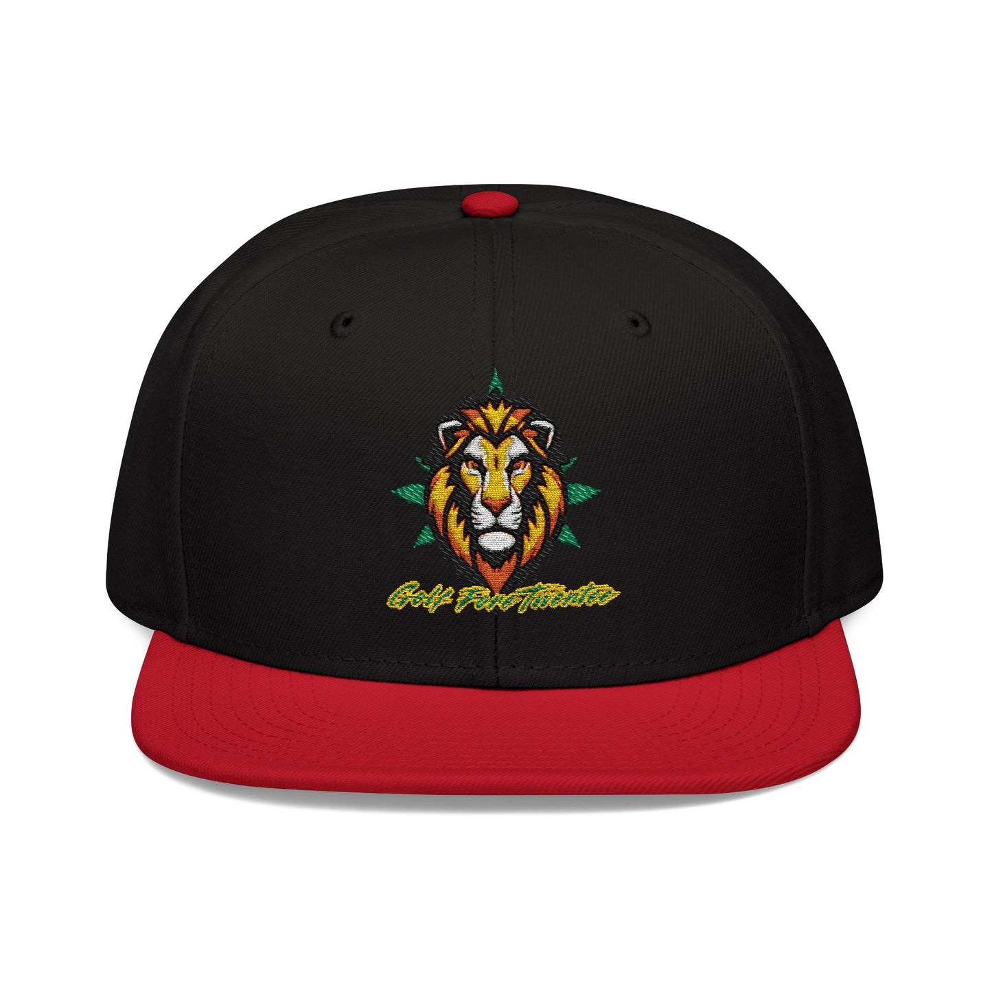 Rasta Lion ForeTwentee Snapback Hat - Embroidered Cap for Golf Enthusiasts