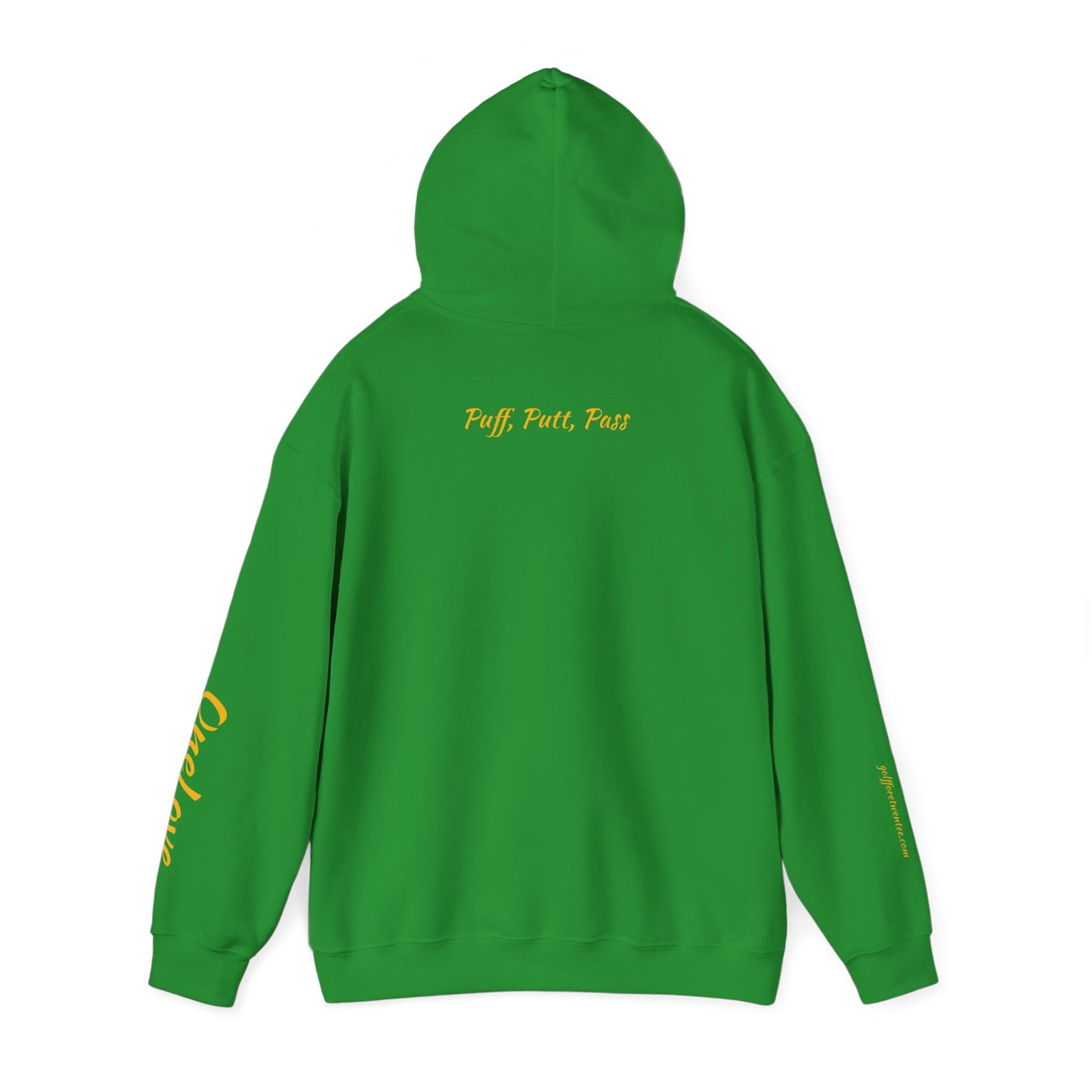 Rasta Leaf Design Unisex Heavy Blend™ Hooded Sweatshirt - Golf ForeTwenTee