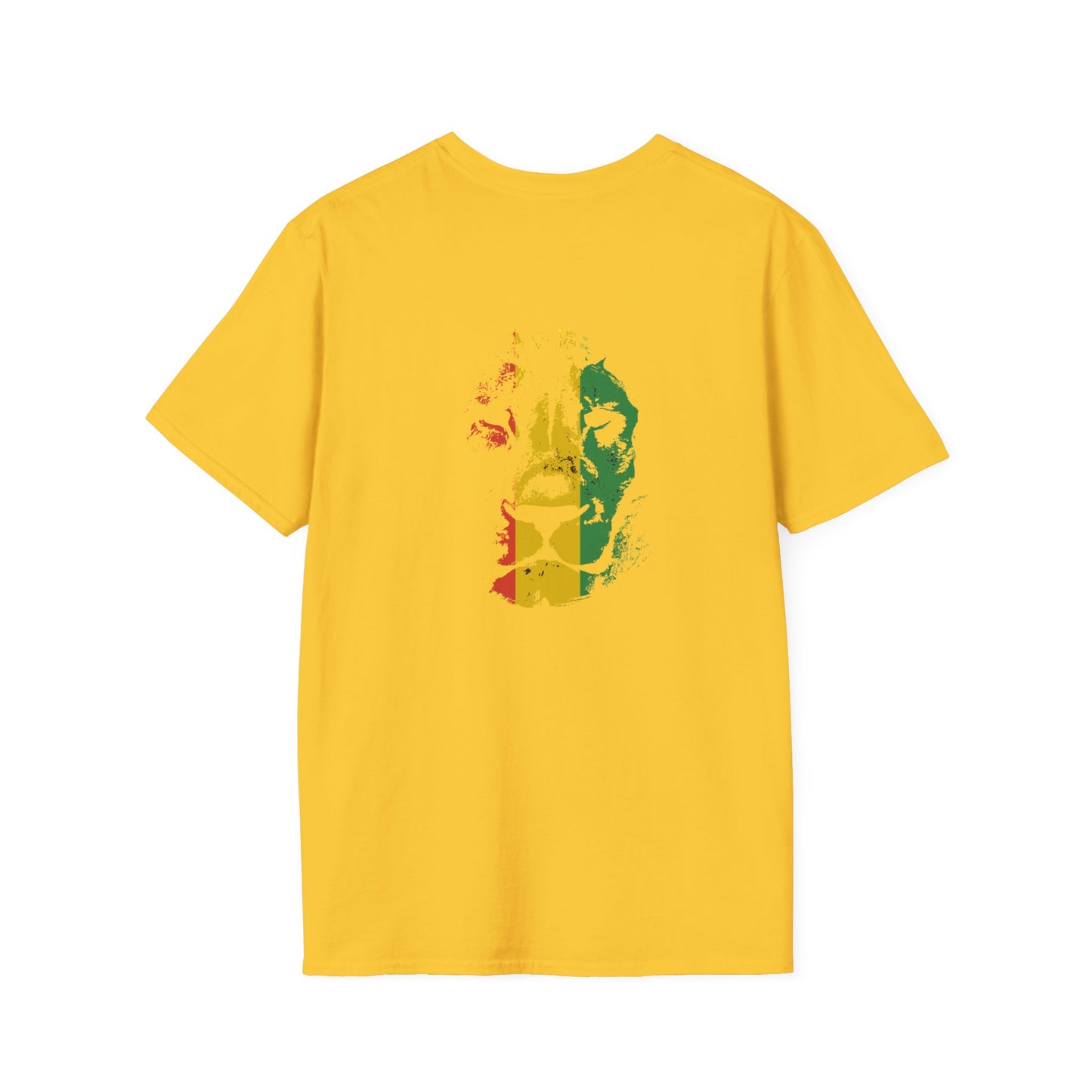 Rasta Lion Golf T-Shirt - Smoke Good, Live Good