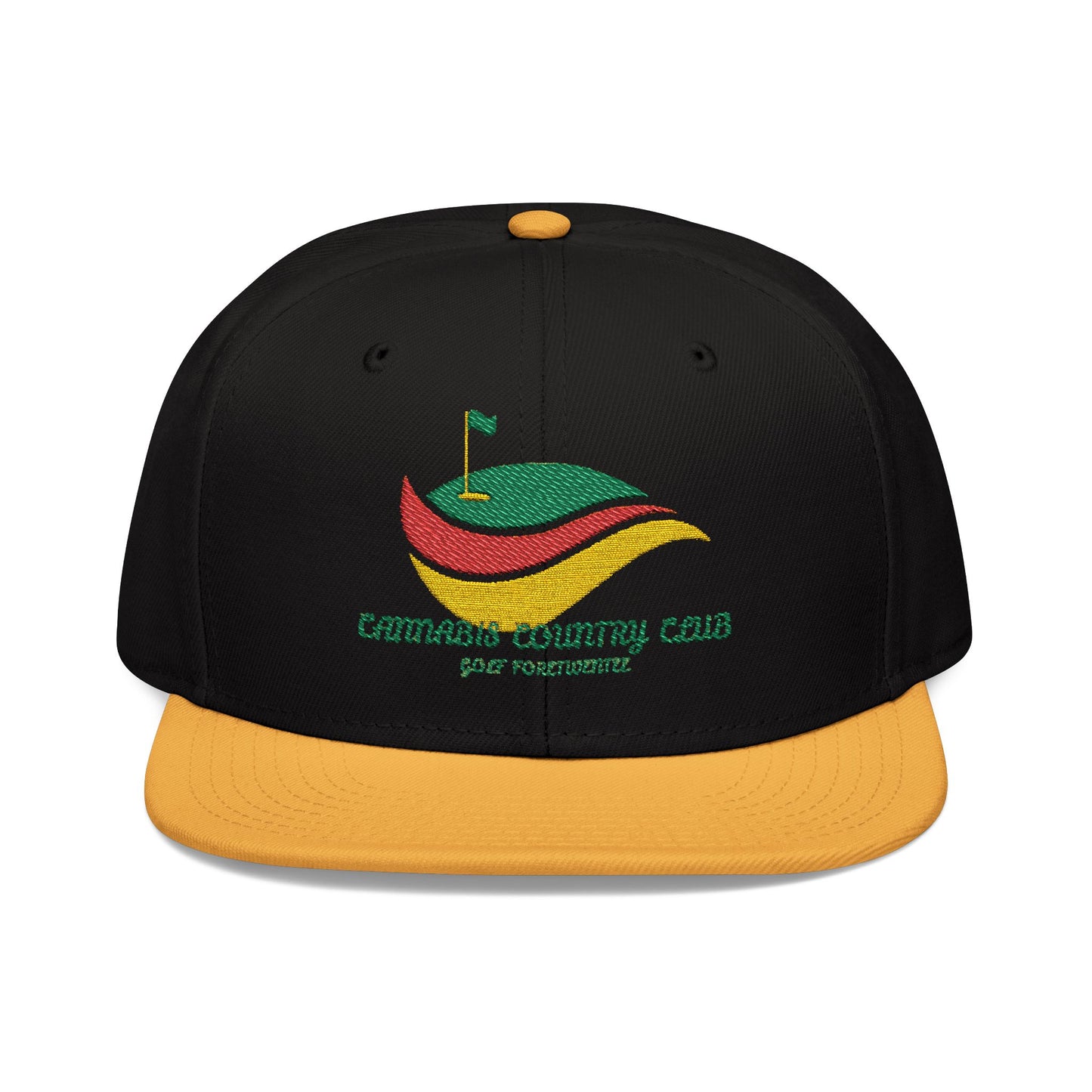 CCC ForeTwentee Snapback Hat - Embroidered Cap for Golf Enthusiasts