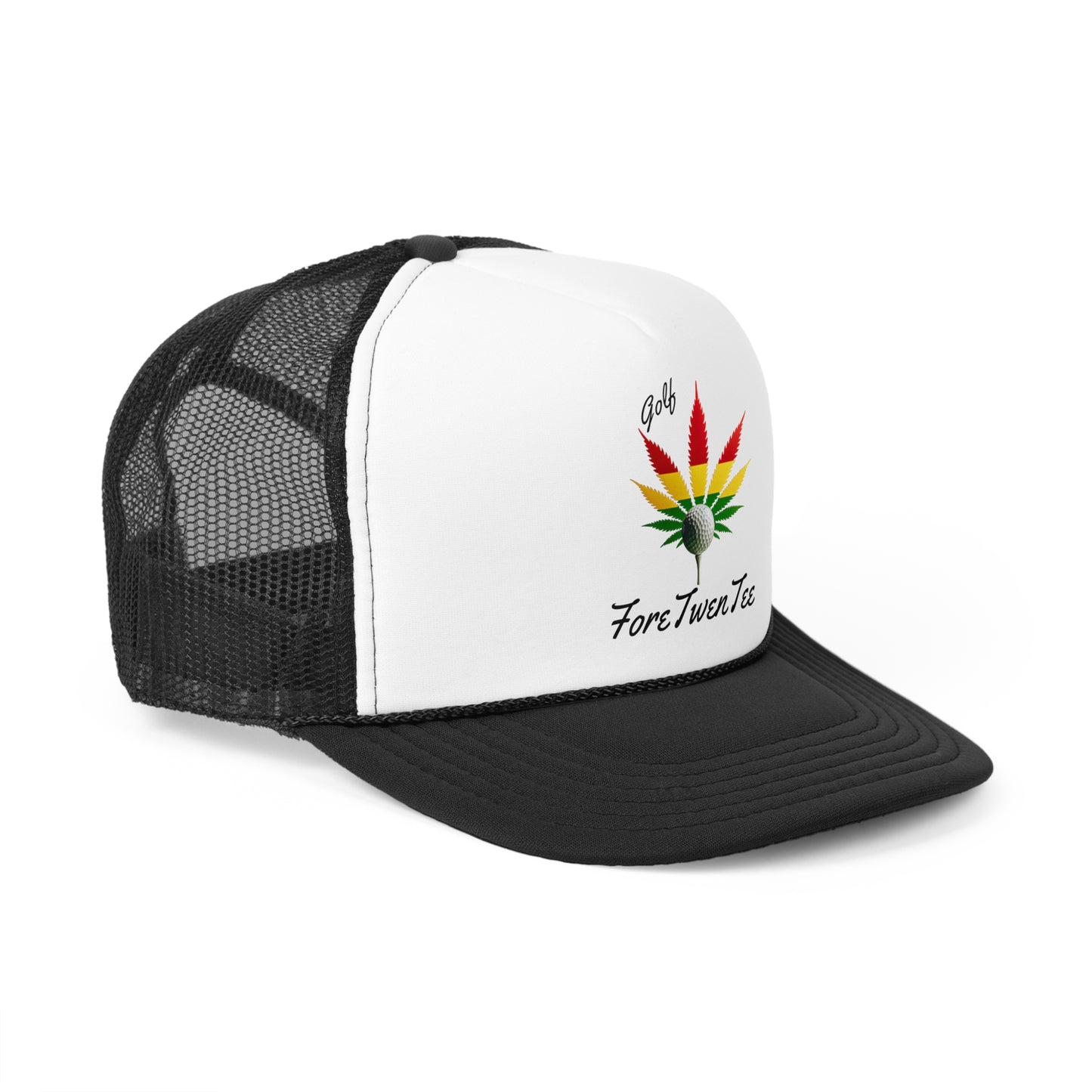 Rasta Leaf Trucker Hat