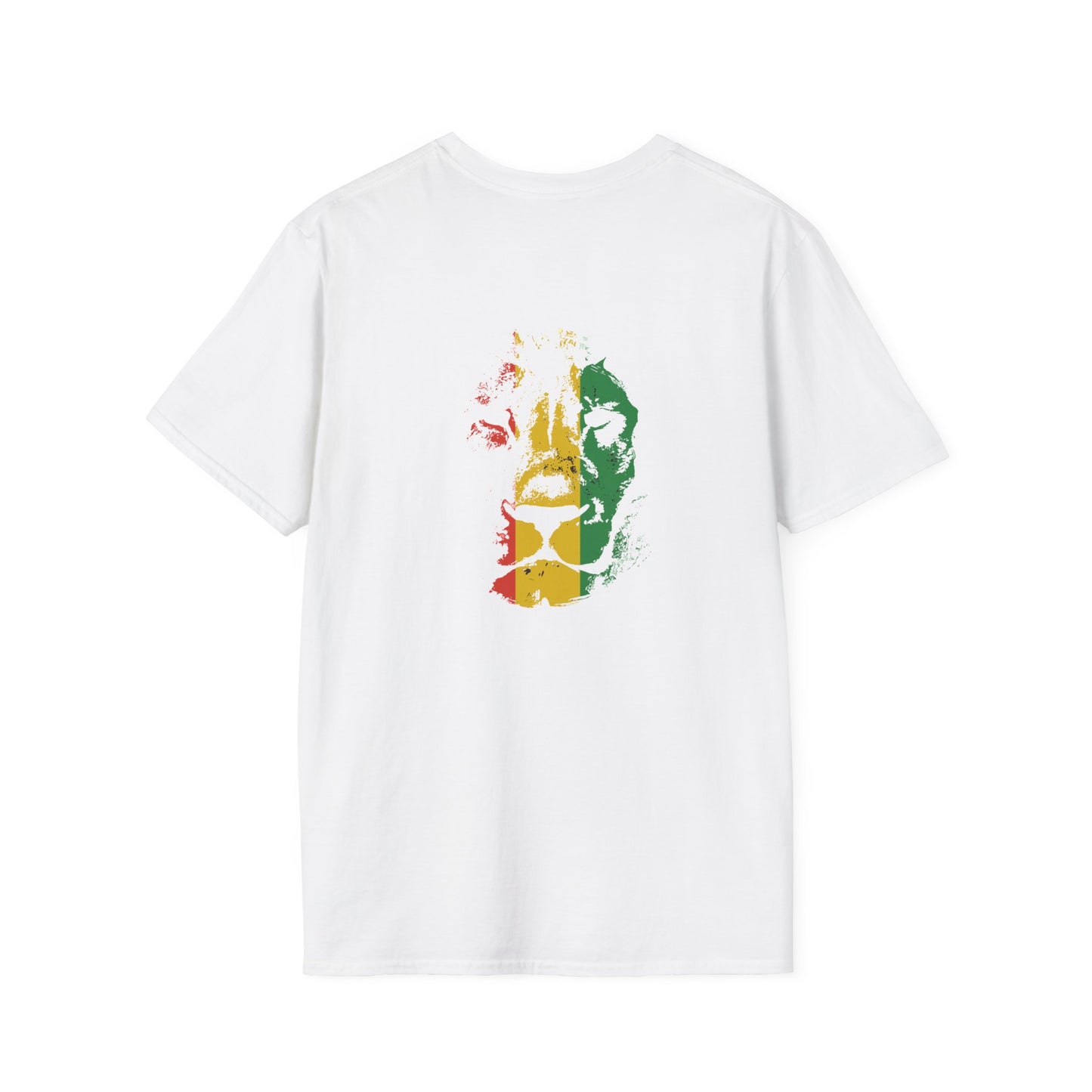 Rasta Lion Golf T-Shirt - Smoke Good, Live Good