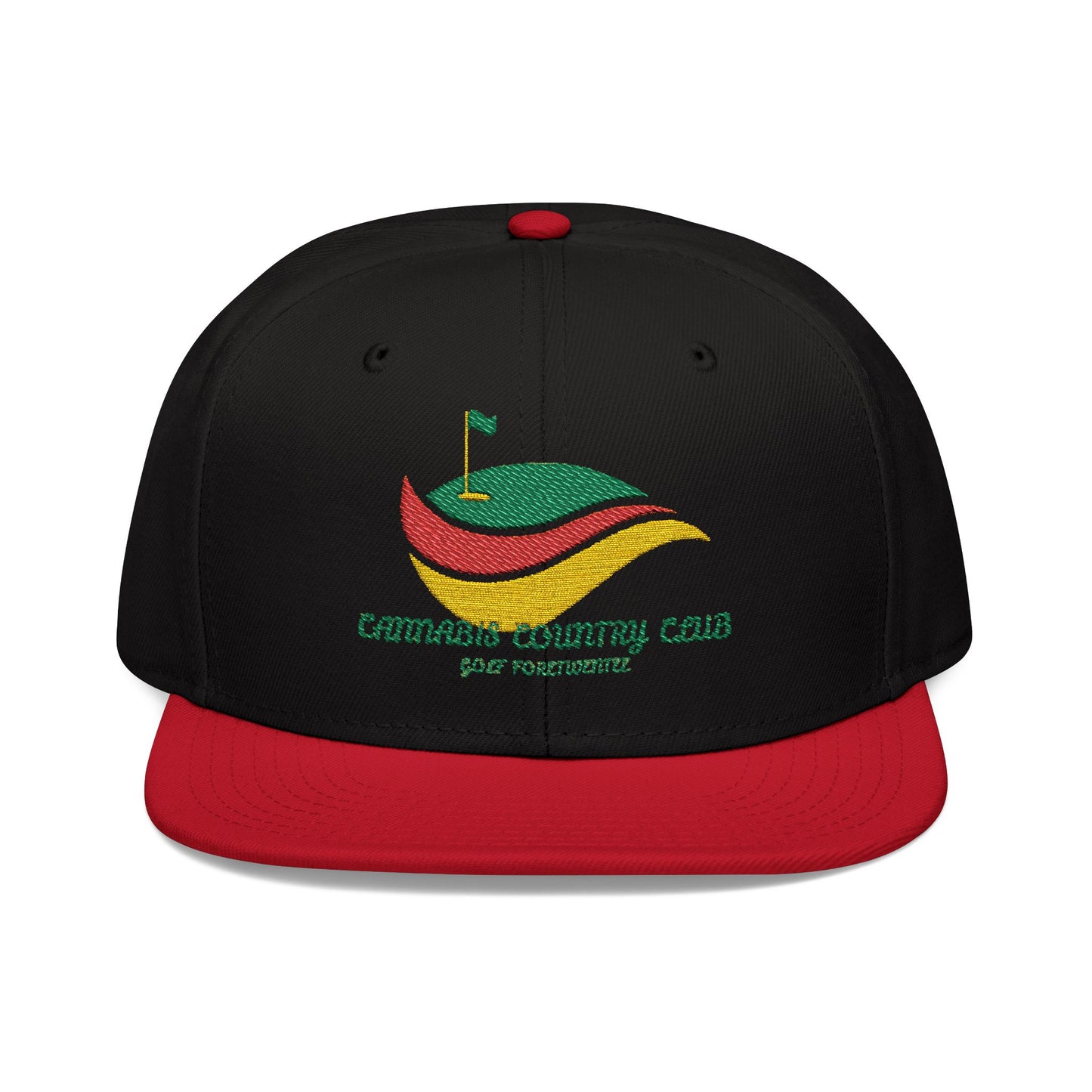 CCC ForeTwentee Snapback Hat - Embroidered Cap for Golf Enthusiasts