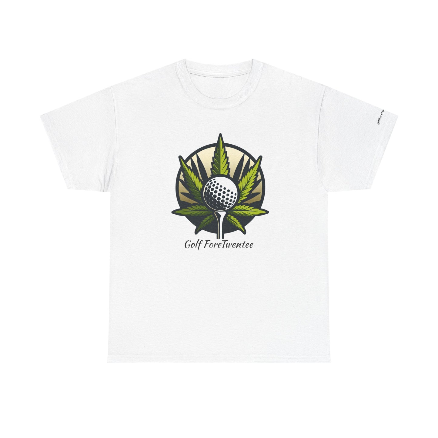 Leafy Tee-Off Cotton Tee