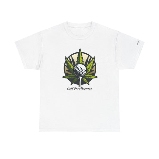 Leafy Tee-Off Cotton Tee